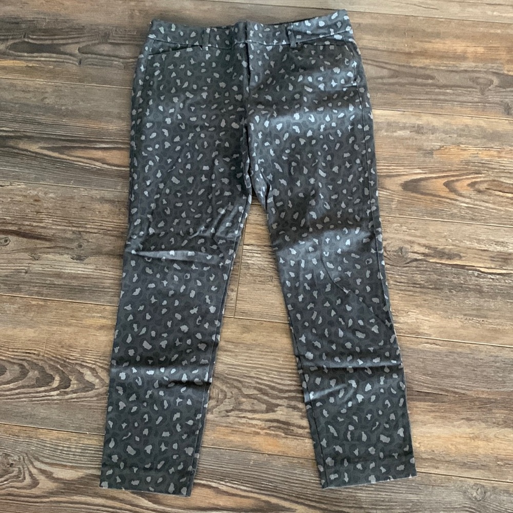 Cheetah Print Business Slacks